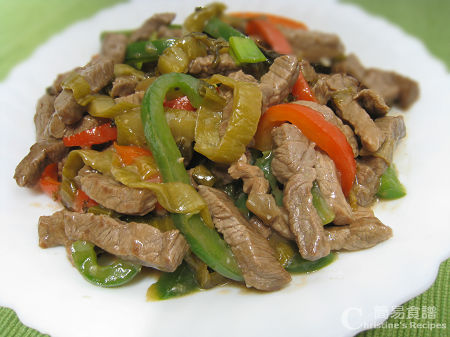 味菜牛柳絲 Stir Fried Shredded Beef with Preserved Vegetable.jpg