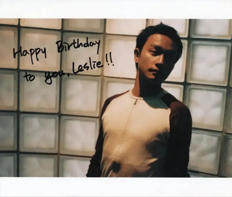 2  唐鶴德先是在IG貼出張國榮的帥氣獨照，並寫下「Happy Birthday to you，Leslie！」.jpg.jpg