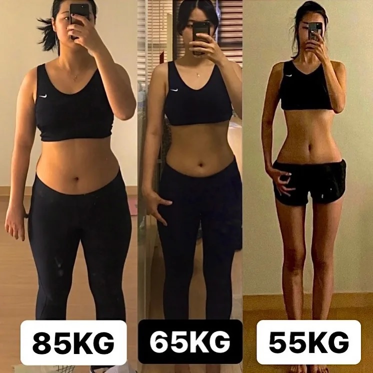 1 韓國女生「징가」在5個月內從85kg減至55kg（圖片來源：zinga.173 @ Instagram）.jpg.jpg