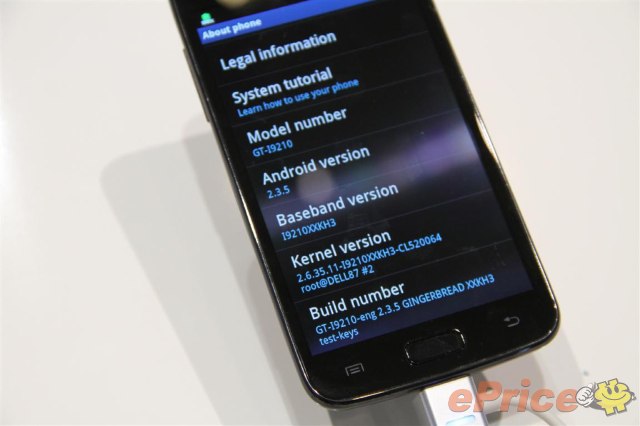 6a.用上 Android 2.3.5 而 LTE 版數字型號為 i9210.JPG