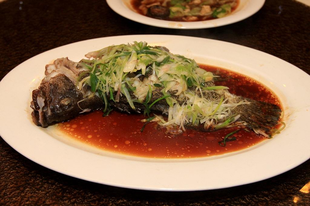 清蒸大老虎斑