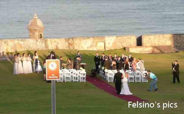 San Juan, El Morro, Wedding in Process.JPG