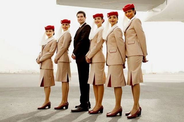 03. United Arab Emirates, Emirates Airlines Air Hostess.jpg
