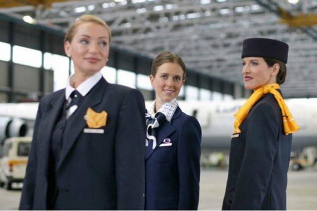 21. Germany, Lufthansa Air Hostess.jpg