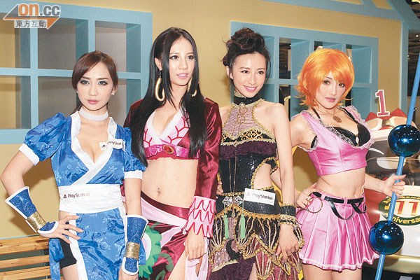 安小喬（左起）、林采緹、龔嘉欣與Denka齊以cosplay造型現身.jpg