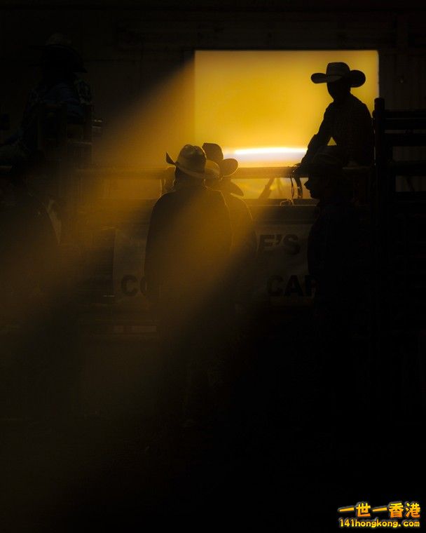Cowboy in a ribbon of light.jpg