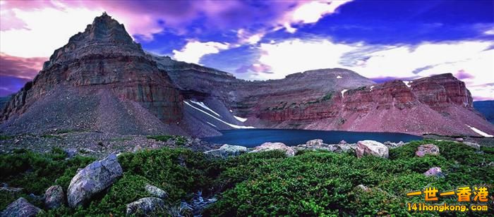 令人驚嘆的火山湖   -   2  Lake in Mountains of Utah.jpg