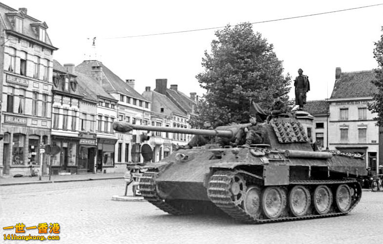 Panther with Schürzen partially attached, These skirts were difficult to mainta.jpg