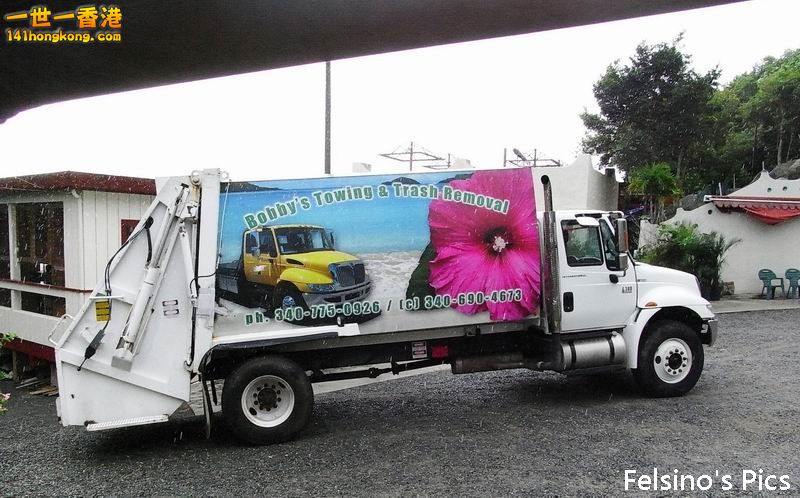 夏洛特阿瑪利亞（Charlotte Amalie）的垃圾車（Garbage Truck）.JPG