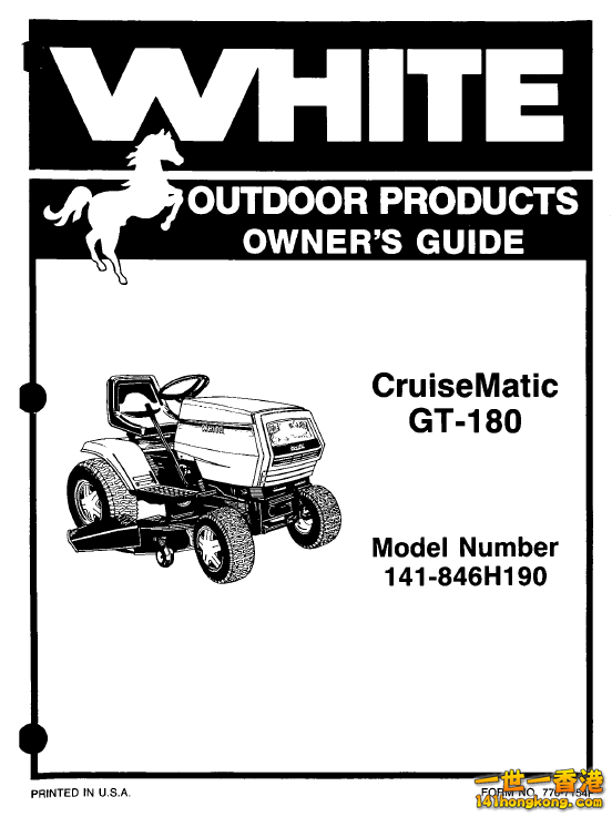 PDF-Preview-White-Outdoor-Lawn-Tractor-Owners-Guide-for-White-Outdoor-Cruisemati.png