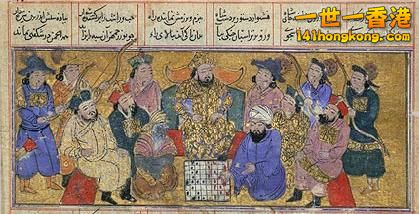 Persianmss14thCambassadorfromIndiabroughtchesstoPersianCourt.jpg