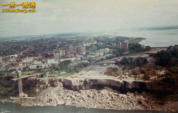 American Falls shut off during erosion control efforts in 1969.jpg