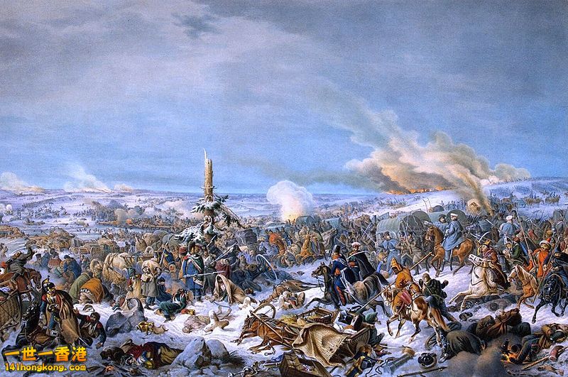 The retreat across the Berezina of the remnants of Napoleon\'s Grande Arm.jpg