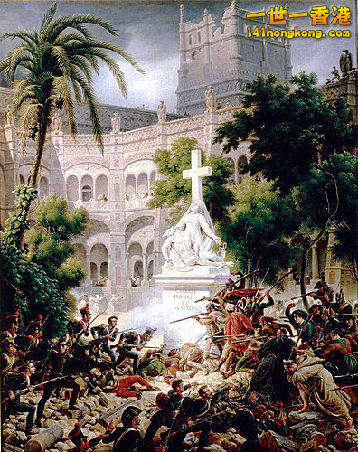 法軍攻打薩拉戈薩的聖．恩格拉西亞修道院.jpg