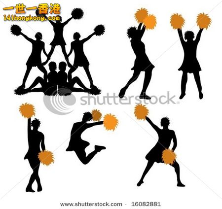 Pictures_Cheerleaders_in_Silhouette_Somewhat_Orange_Pom_Poms_Stock_Photo_110801-.jpg