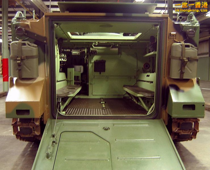 Interior of an M113 at the American Armored Foundation Museum in Danville, Virgi.jpg
