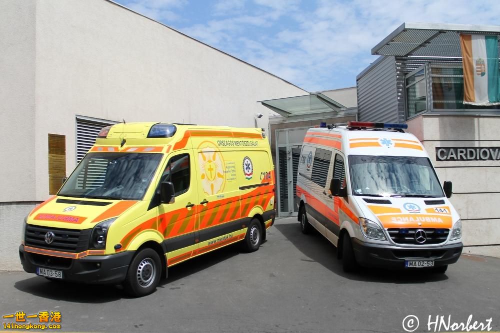 Mercedes Sprinter ambulances at the Cardiovascular Centre of Semmelweis Universi.jpg