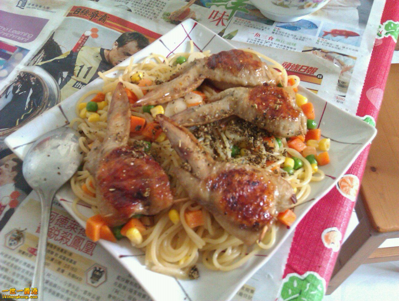 釀雞翼&炒意粉.jpg
