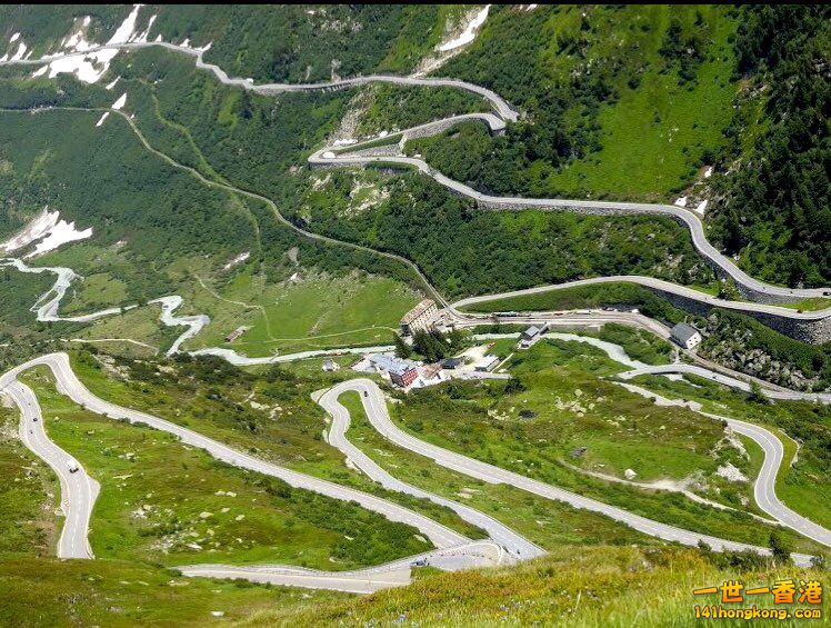 瑞士自駕遊山區車路