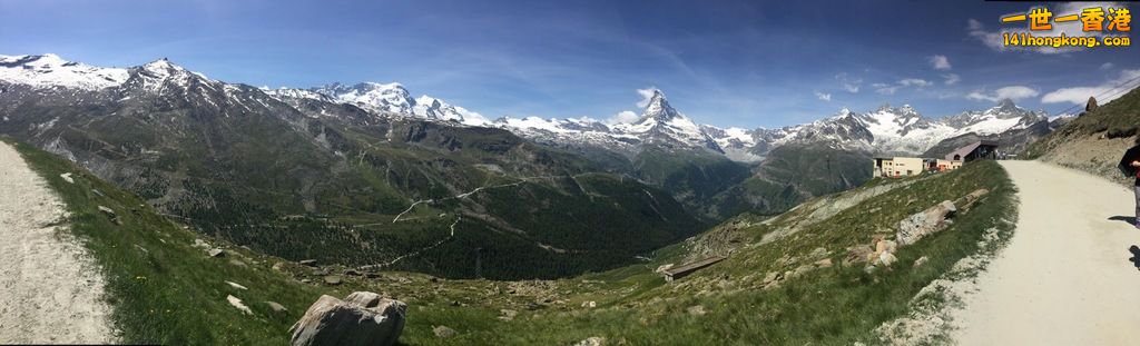 遠足遠望馬特洪峰Matterhorn 
