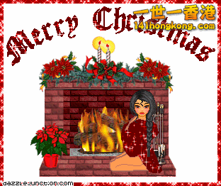 christmas-girl-fireplace.gif