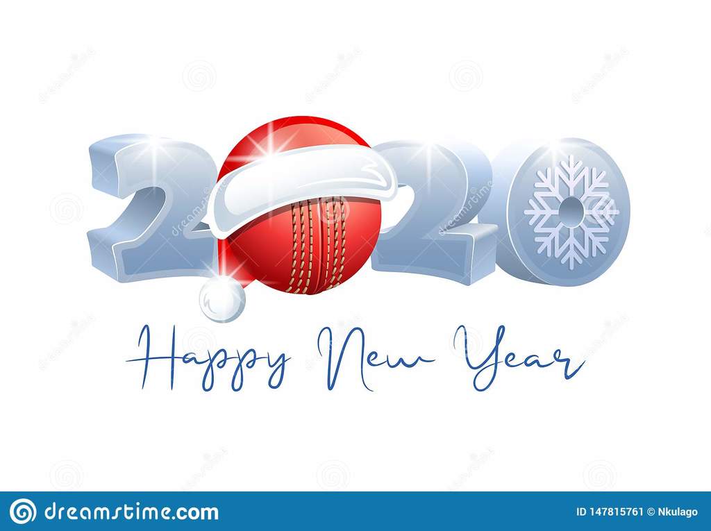 新年快乐！体育贺卡-新年快乐！体育与板球和圣诞老人项目帽子的贺卡-r-147815761.jpg.jpg