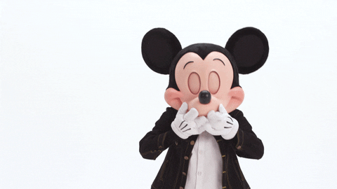Mickey mouse kiss.gif