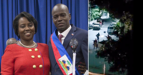 President Jovenel Moïse and First Lady Martine.jpg