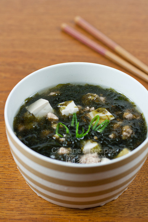 紫菜豆腐肉鬆湯 Sea Weed Tofu Soup01.jpg