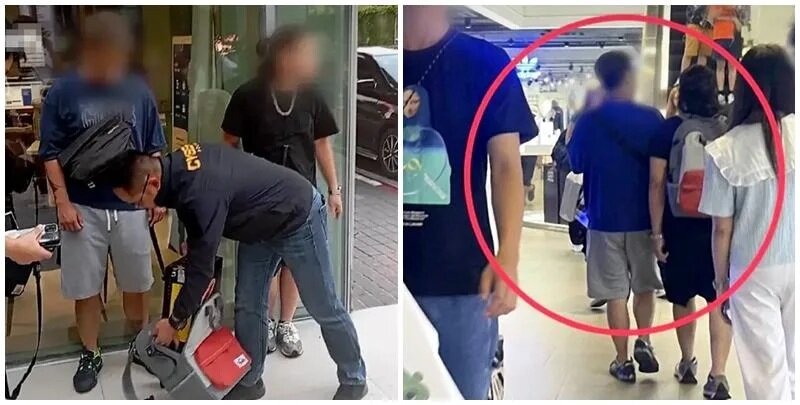 泰國曼谷警方拘捕兩名香港男子，他們涉嫌在Siam Paragon商場內，透過飛蜂窩基站（femt.jpg