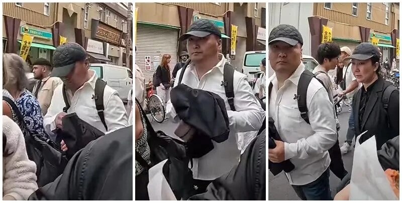 最近一對來自巴西的YouTuber夫妻逛東京築地市場時，意外錄到扒手打荷包「3秒得手」的.jpg