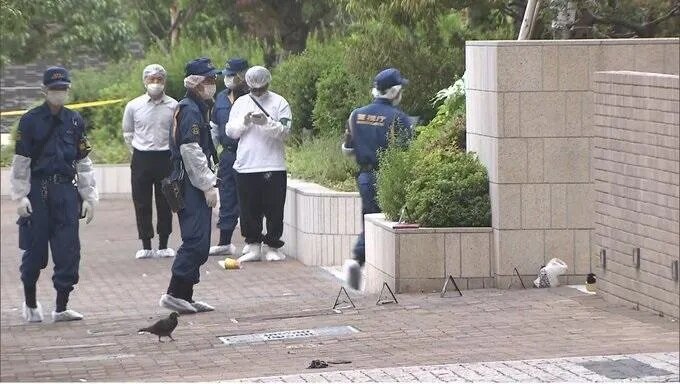 東京新宿一住宅外發生命案。.jpg