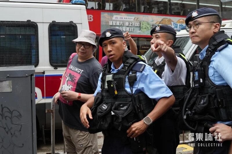 2 大批警員在怡和街駐守.jpg