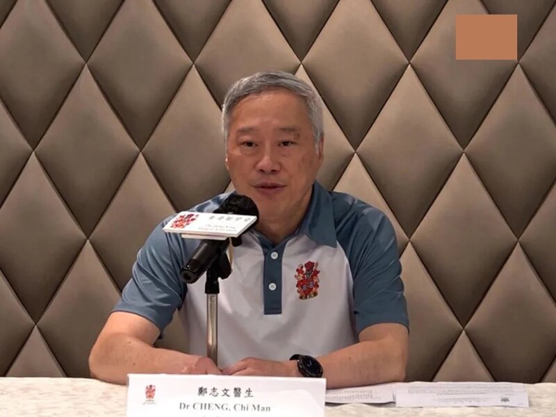 鄭志文說，感染流感、新冠病毒等個案都明顯較冬至前上升，大部分病情不嚴重，在家食藥.jpg