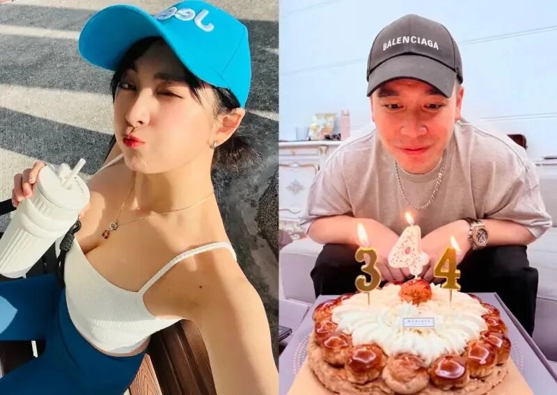 女星阿喜（左）低調與無尊（右）交往3年，大家一致認為她有鄰家女孩、賢妻良母的樣子。.jpg