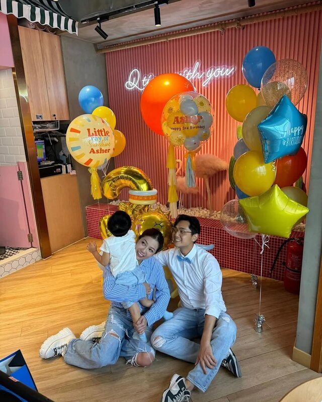 3 鄭俊弘何雁詩為囝囝搞3歲生日派對 「天使綜合症」情況好轉即將上學.jpg