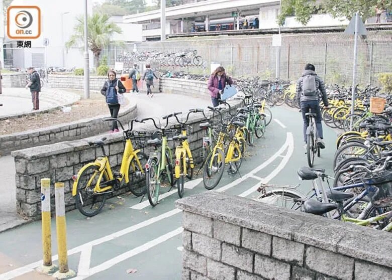 新界南單車違泊嚴重 政府3年清逾2萬單車 市民不能贖回.jpg