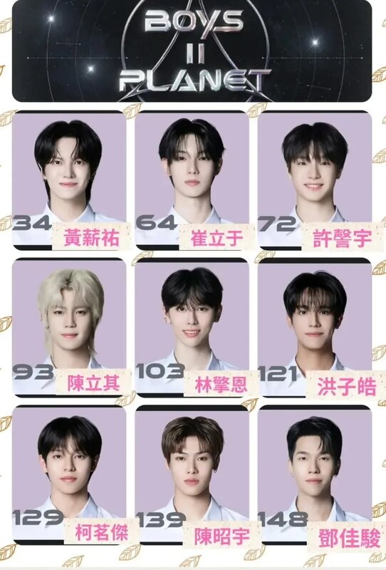 選秀節目《BOYS II PLANET》共有9名來自台灣的參賽者。.jpg