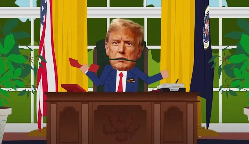 南方四賤客新一集拿川普總統開玩笑（圖源：South Park）.jpg